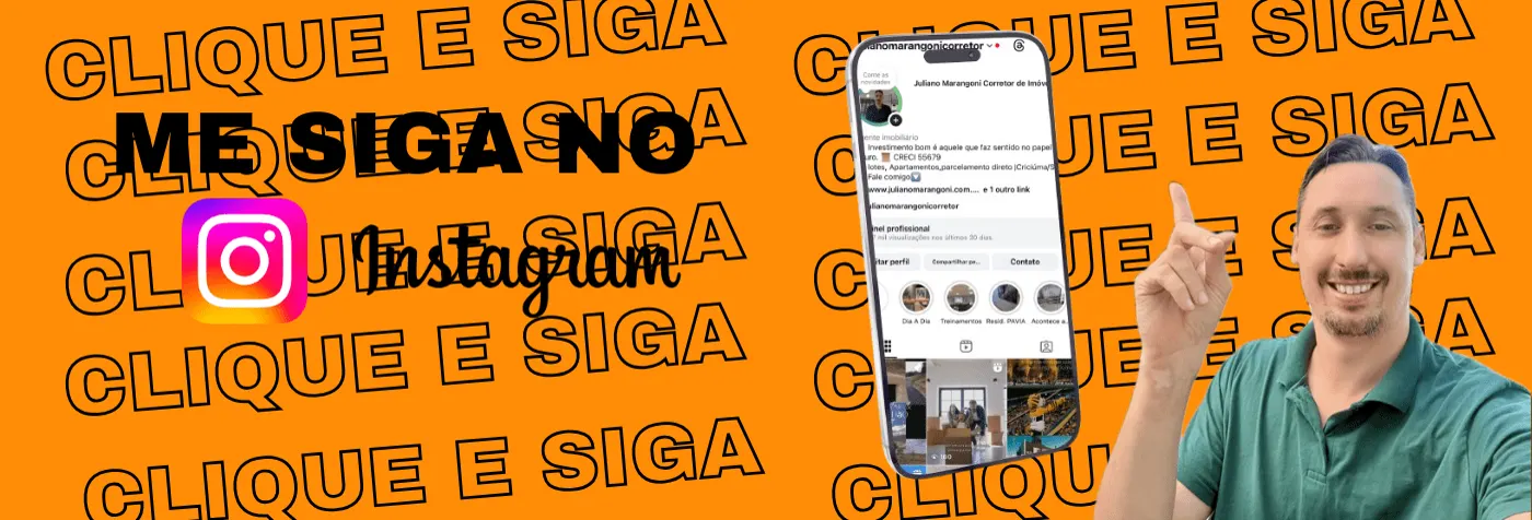 Me siga no Instagram: @julianomarangonicorretor